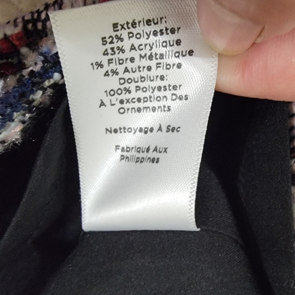 Talbots Multicolor Tweed Pencil Skirt Straight Career Size 2 - Picture 16 of 16